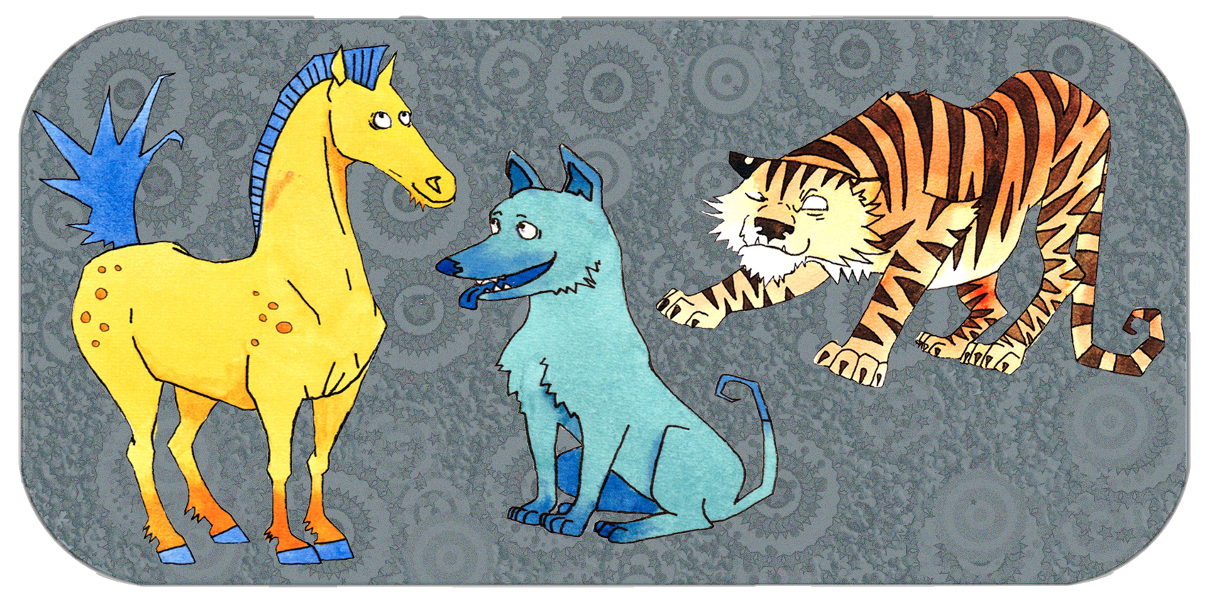 De fire kompatible grupper | San He | Hest, Hund, Tiger