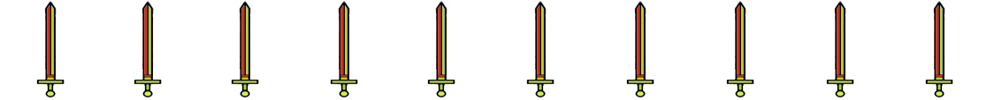 Tarot | Sværd, Sværd | 10 