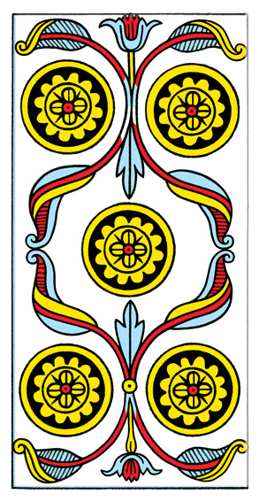 Tarot Mønter 5