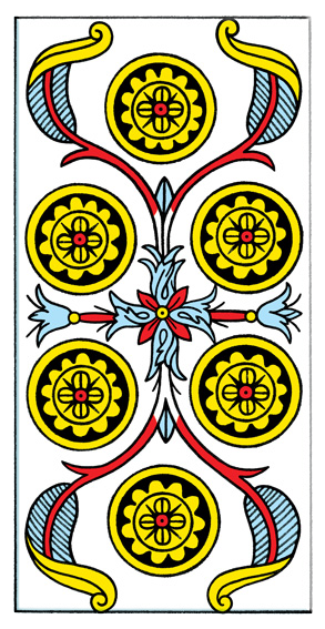 Tarot Mønter 6