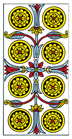 Tarot | Mønter nr 8