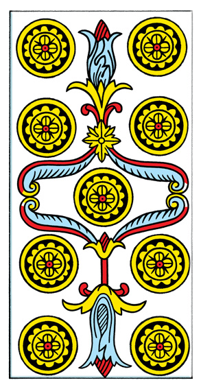 Tarot Mønter 9