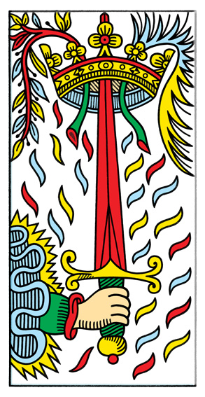 Tarot | Sværdenes es