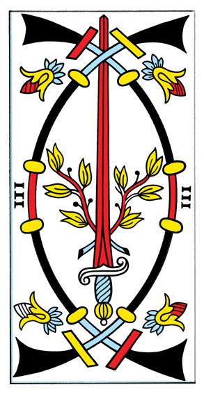 Tarot 3 Sværd