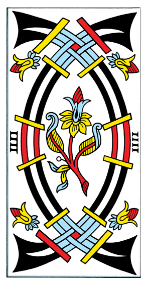 Tarot 4 Sværd