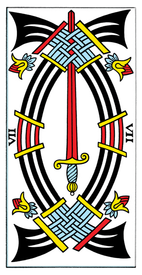 Tarot 7 Sværd