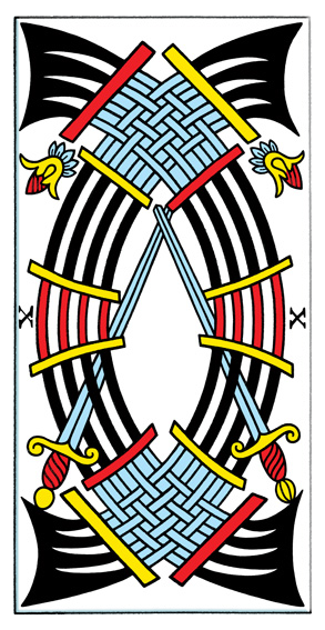 Tarot | Sværd nr 10